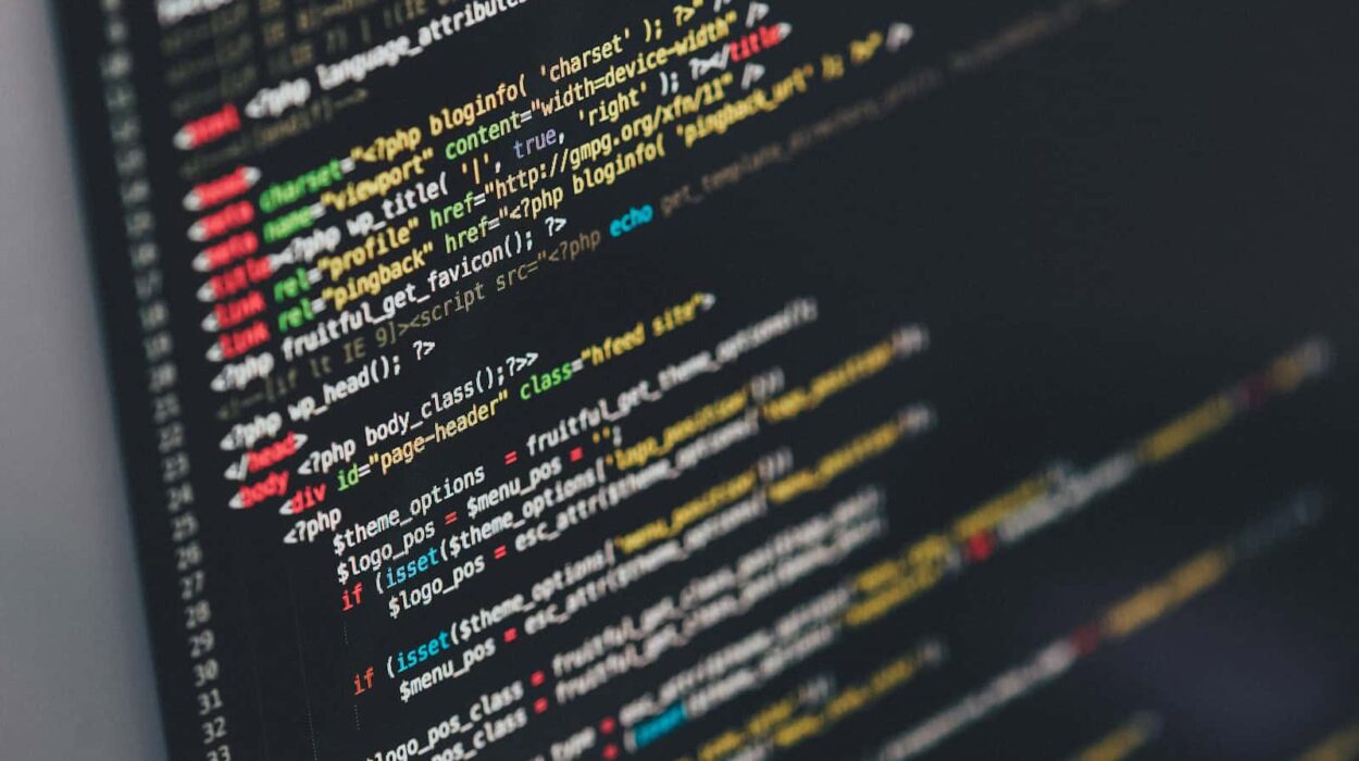 monitor showing Java programming